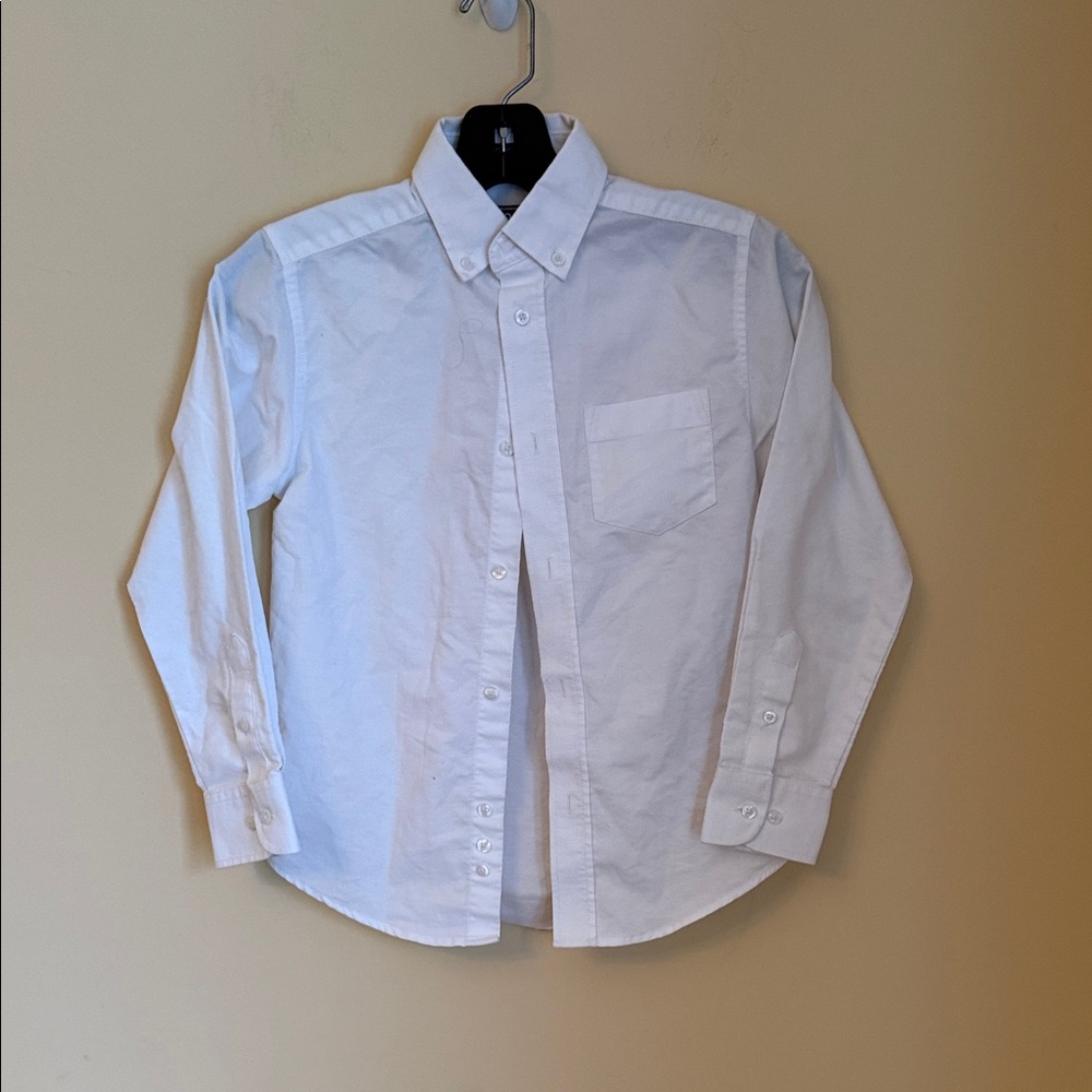 Izod Kids White Button-Down Shirt‎ Sz 8
